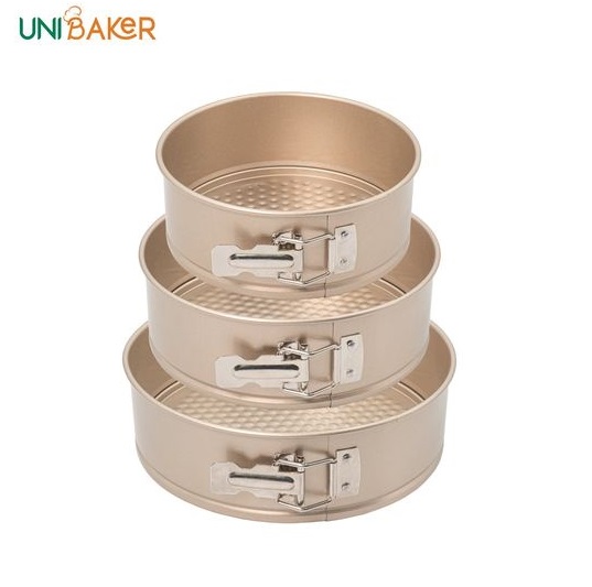 Khuôn spring form mở thành tròn Unibaker 18 cm – 20 cm – 22 cm