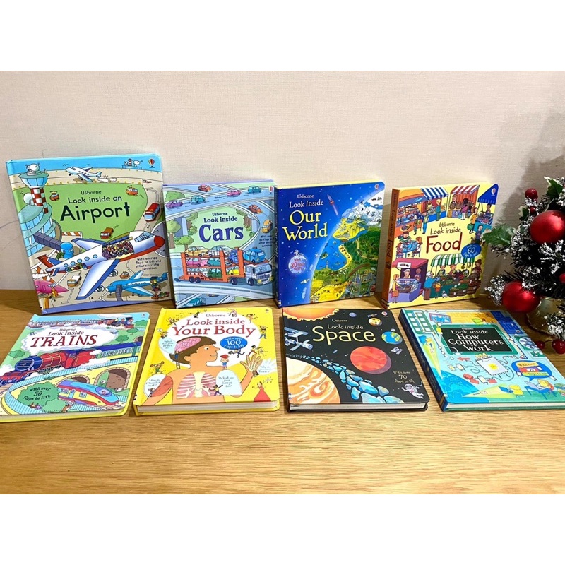 Usborne Look Inside nhập khẩu Mới 100% - Đồ chơi tương tác lật mở