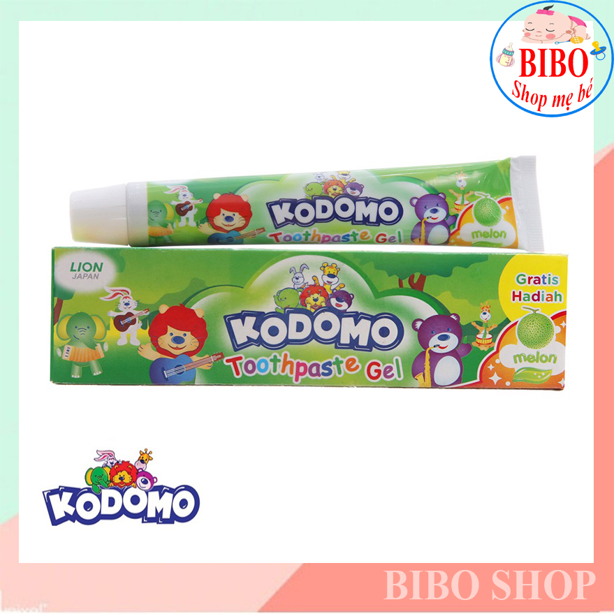Kem Đánh Răng Trẻ Em Kodomo Thái Lan - 45g có nhiều mùi hương trái cây cho bé dễ chịu