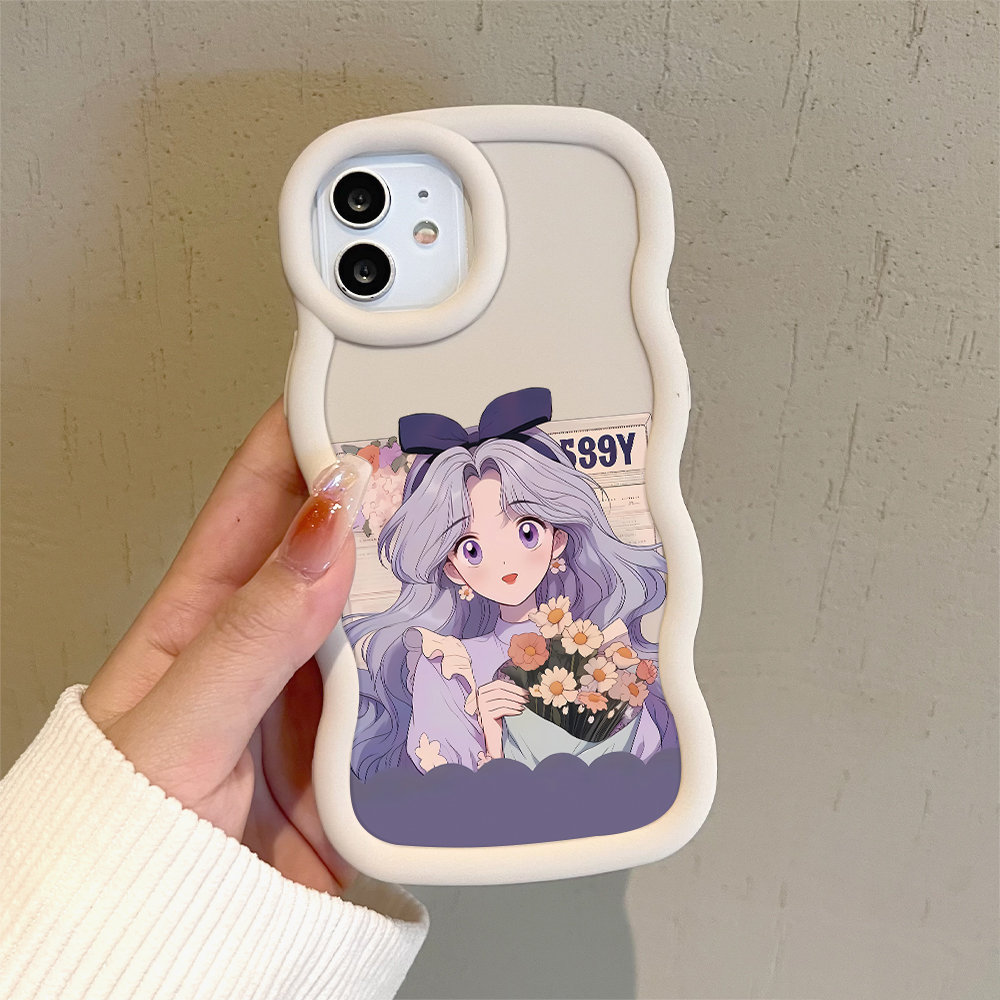 AMORVOR%20for%20Samsung%20J7%20Prime%20Back%20Cover%20Purple%20Flower%20Girl%20Pattern%20Luxury%20Phone%20Case%20Macaron%20Wave%20Soft%20Silicone%20Mobile%20Cover%20-%20Image%205