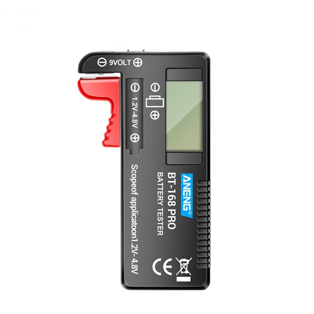 K0DUGT Pin Lithium Máy kiểm tra pin AAA AA Đồng hồ đo điện áp Máy dò mức pin Di động Kỹ thuật số Máy phân tích tải rô Hộ gia đình