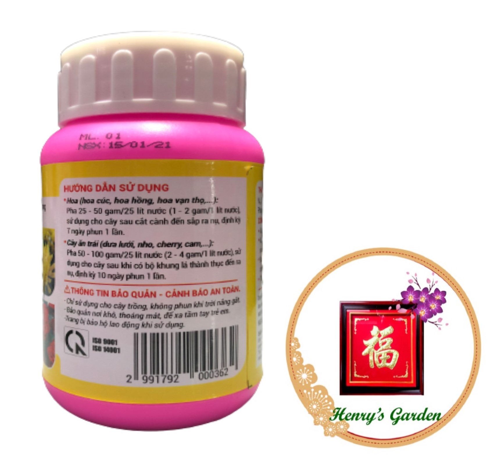 Phân Bón Siêu Kali & Kẽm Đầu Trâu - #543A# 100g