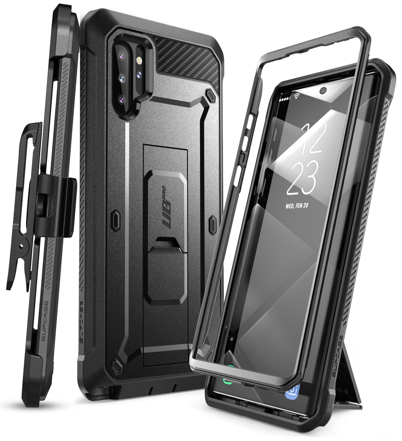 For Samsung Galaxy Note 10+ Plus//Note 10 Plus 5G Casing SUPCASE UBPro Full-Body Shockproof Case with Holster & Kickstand Without Screen Protector