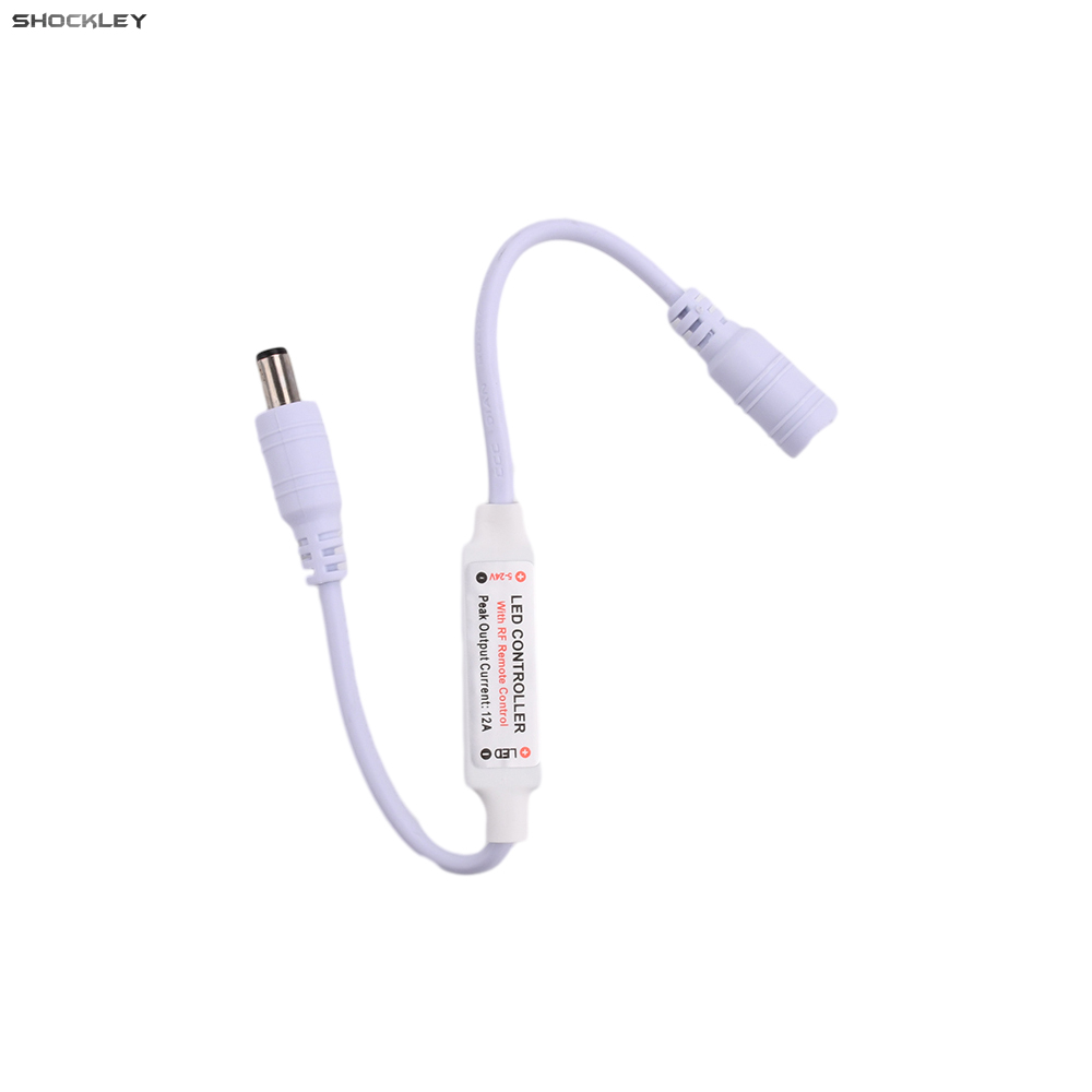Shockley Mini thiết bị chỉnh độ sáng RF Điều Khiển Cho đèn LED dải Dc5v 12V 24V Dimmer Điều Khiển Độ Sáng & Hiệu Ứng RF điều khiển từ xa không dây LED Dimmer