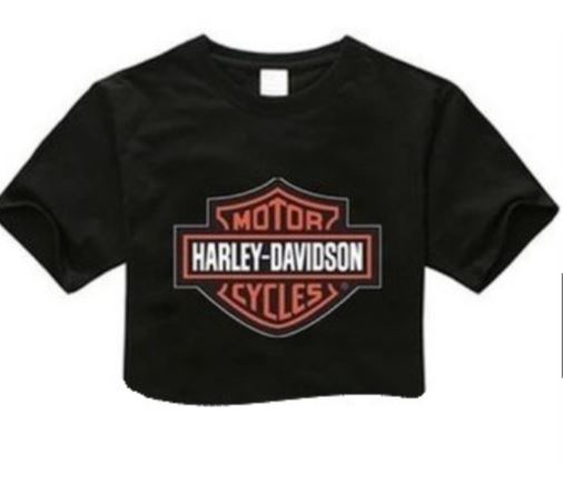 Áo croptop motor harley