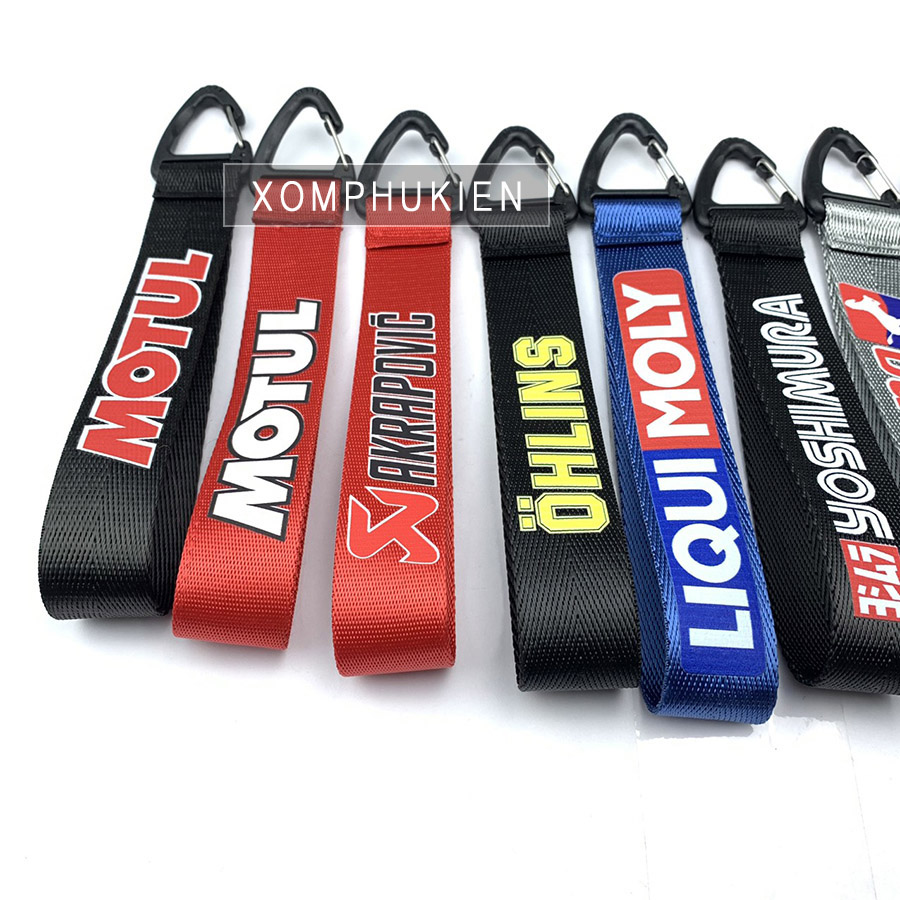 Móc Khóa Dây Dù ( Khóa Nhựa ) Trang Trí Xe [ 1 Chiếc ]