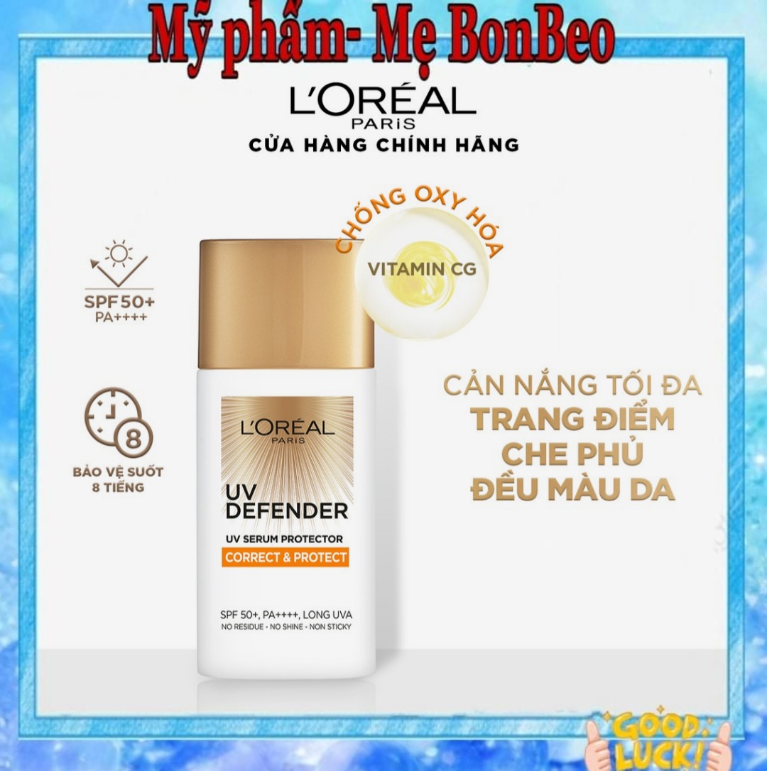 Kem Chống Nắng Loreal Paris Correct&Protect SPF 50+ PA+++ 50ml