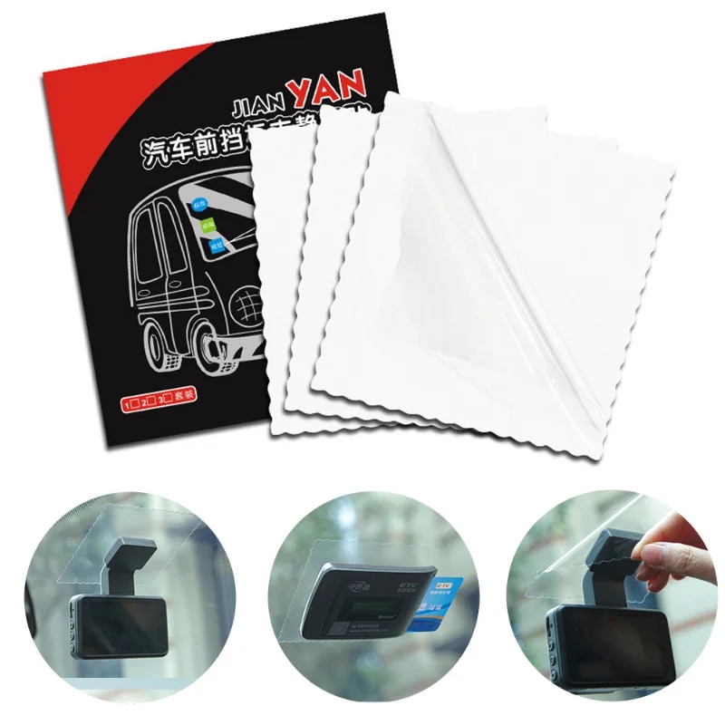 Car Static Paste Stickers Windshield Electrostatic Annual Inspection Labels Auxiliary Static Decals Glass Traceless Stickers.