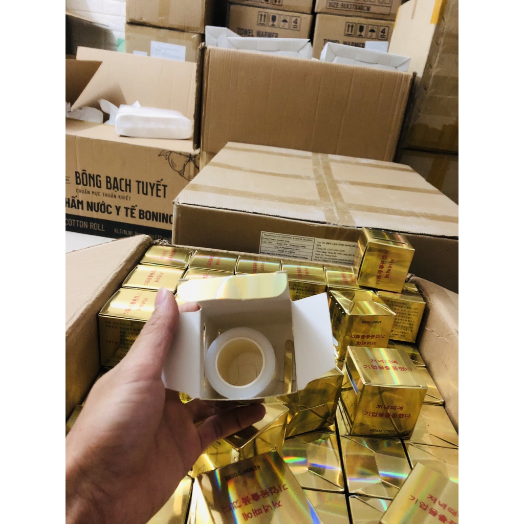 Cuộn nilong dễ bám - màng nilong ủ tê lông mày, môi, mí 42MM - 200MM