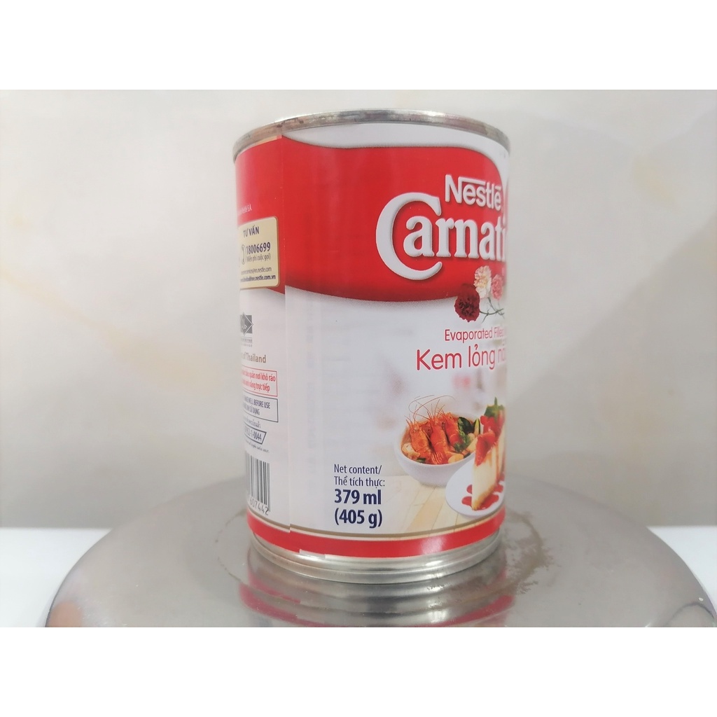 405g - Kem lỏng nấu ăn Nestle Carnation (Sữa Béo Carnation Nestle 405g /Kem lỏng nấu ăn ba bông 405g)