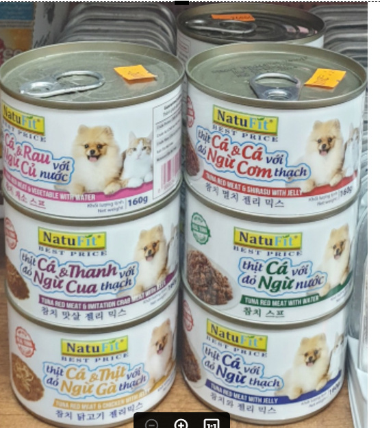 Pate chó mèo Natufit 160g