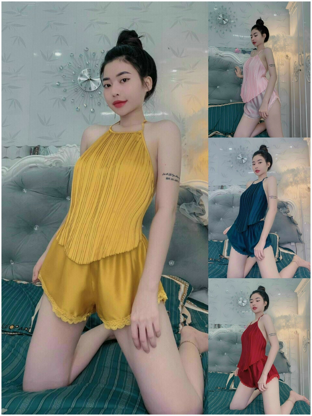 [ Hàng Hót] Sét Bộ yếm Phi bóng siêu dễ thương