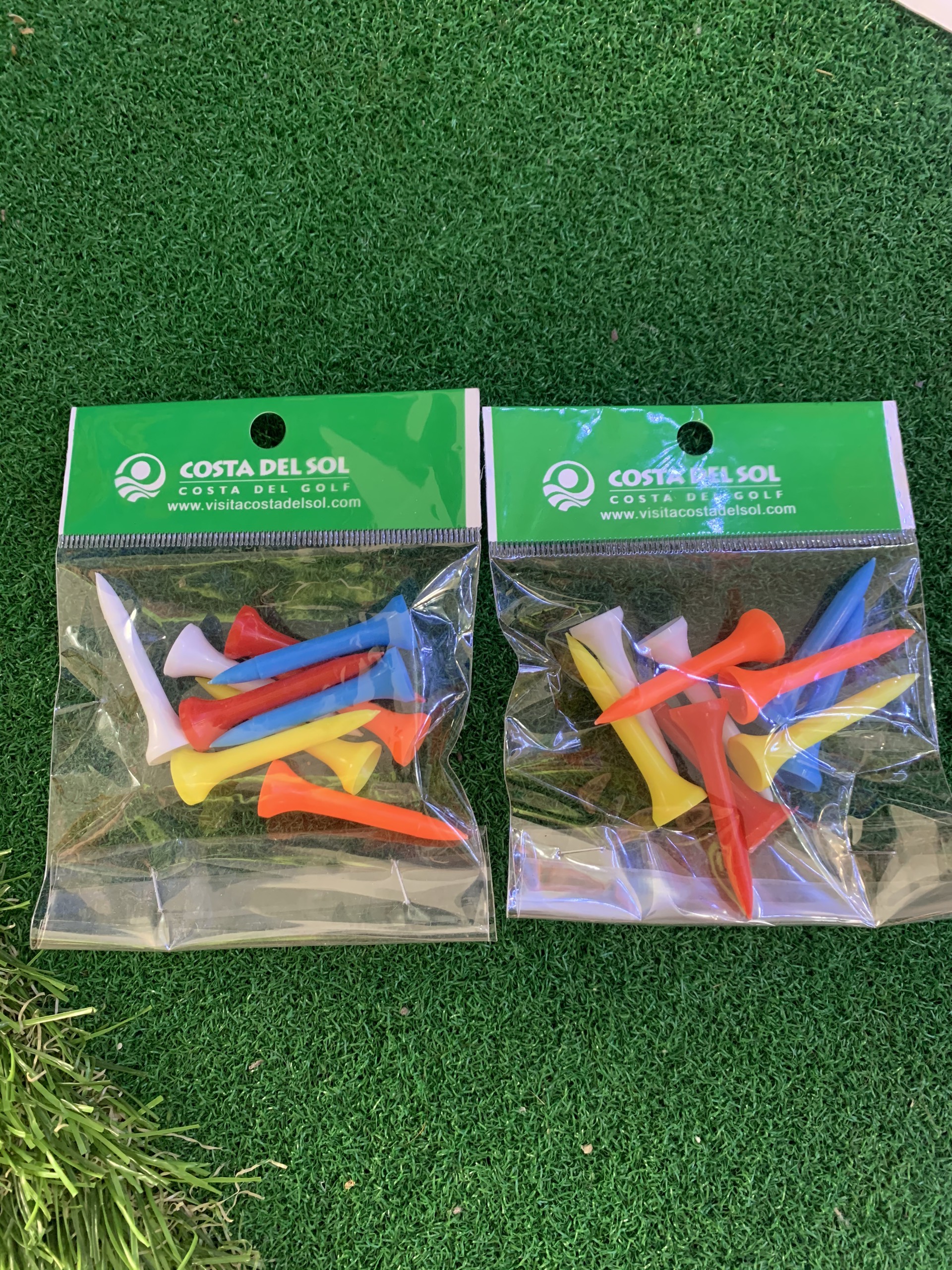 [GIÁ TỐT] Tee golf gói 10 chiếc chất nhựa dài/ ngắn.