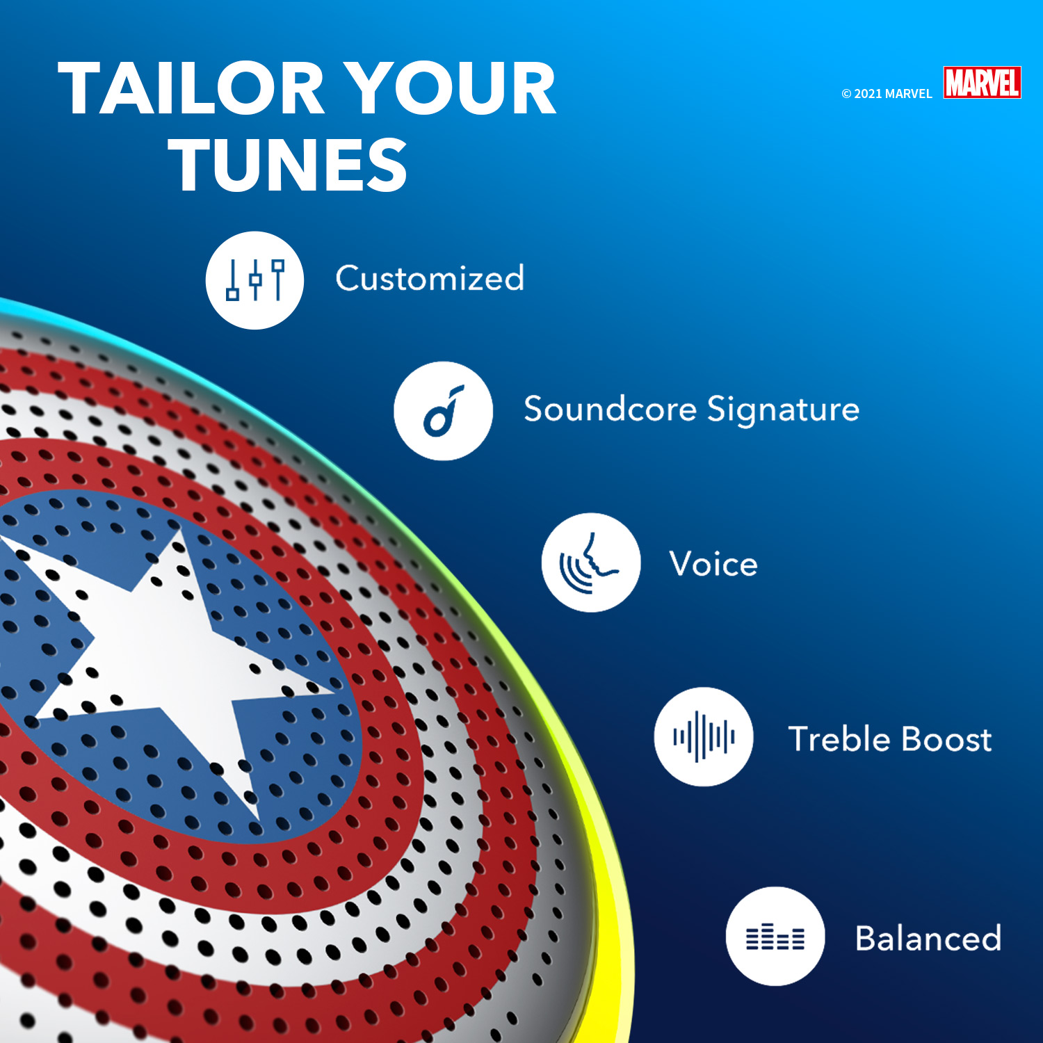 Loa bluetooth SOUNDCORE (by Anker) Mini 3 Pro - Phiên bản Marvel - A3127S