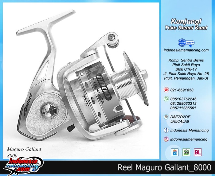 SELL Reel Spinning Maguro Gallant 8000