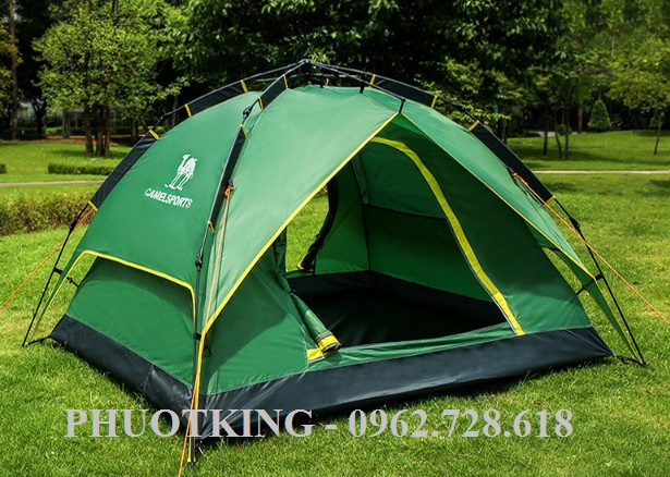 [CÓ SẴN] Lều cắm trại tự bung CAMEL 2 lớp 4 người