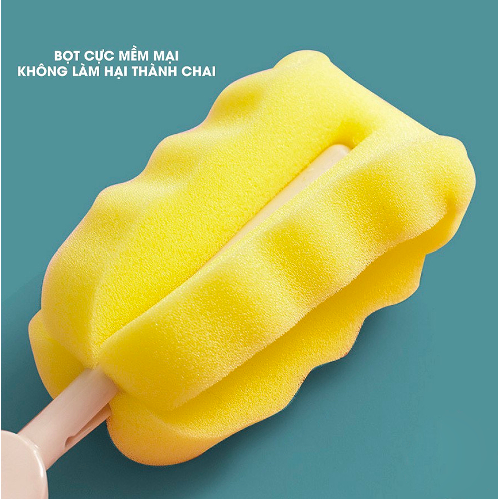 Bộ 6 Dụng Cụ Cọ Rửa Bình Sữa, Núm Ti