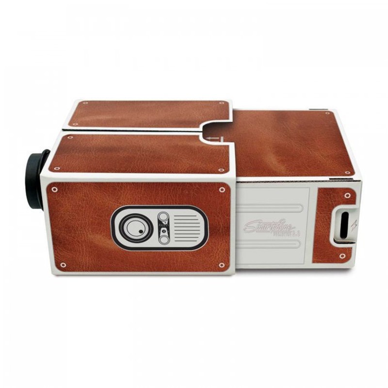 XIAOMIMIJIA diy smartphone projector 2.0 second generation power-free installation small projector