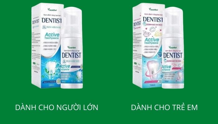 Kem Đánh Răng tạo Bọt Dentist Vinapharma Group