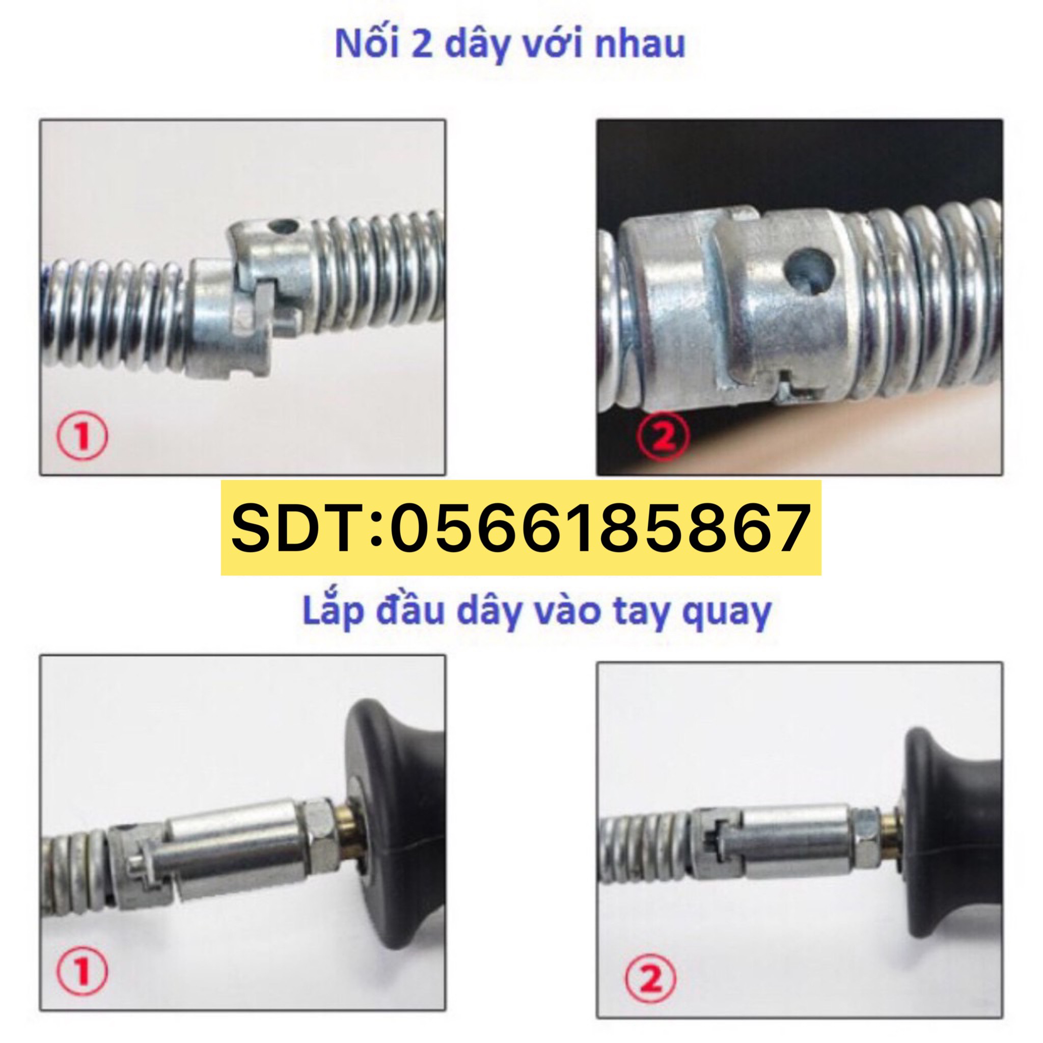 Dây thông cống 12m phi 16 mm (ko phụ kiện)