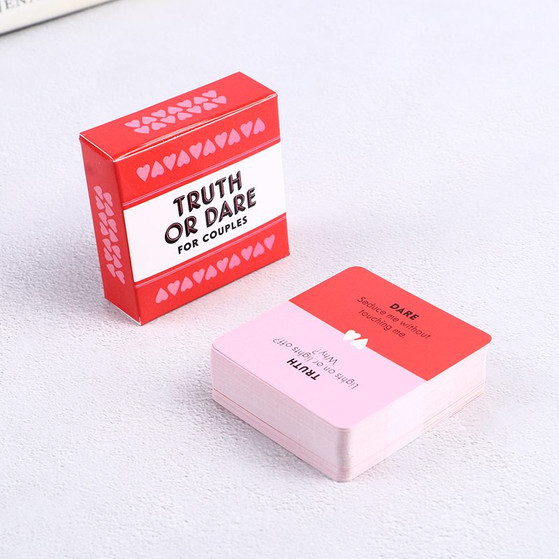 Mini Small Size Truth Or Dare For Couples Cards Games Lovers Board Game Supply English Version. 