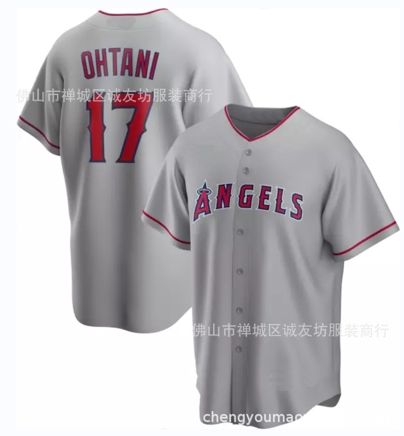 Los Angeles Style Angels #17 Shohei Ohtani Mens Custom Game