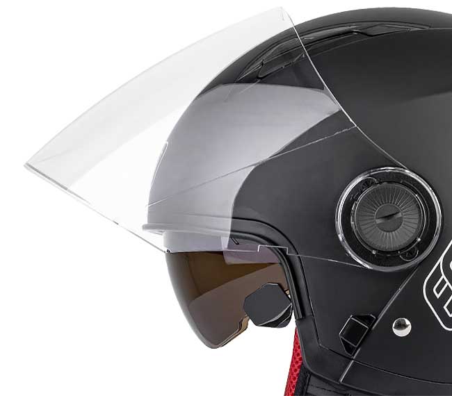 MŨ BẢO HIỂM EGO E-41 - MÀU ĐEN MỜ