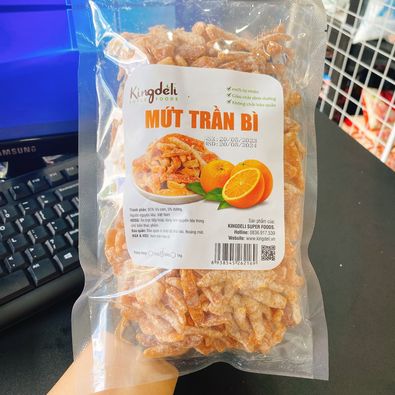Mứt trần bì