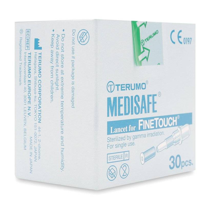 Kim lấy máu Terumo MEDISAFE LANCET FINETOUCH