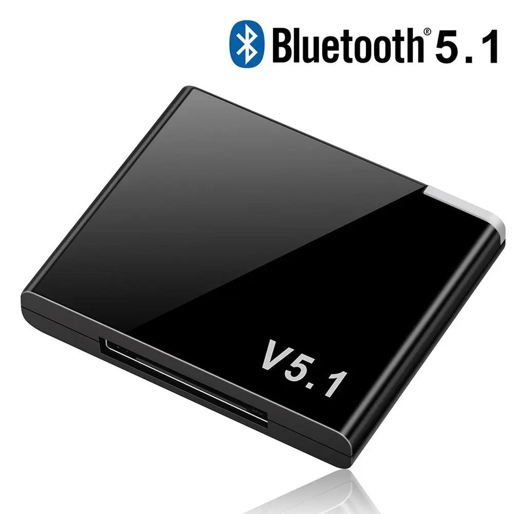 Oftbt Bluetooth 5.1 5.1 thiết bị thu nhận âm thanh Mini 30 Pin Dock 30pin Bluetooth 5.1 bộ thu tín hiệu Nâng Cấp Phiên Bản A2dp V1.2 Bộ chuyển đổi không dây Bluetooth A2dp