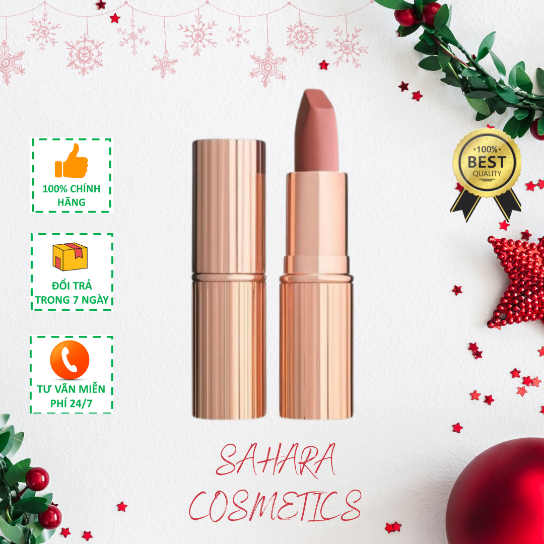 Son thỏi lì Charlotte Tilbury PILLOW TALK/ MEDIUM PILLOW mini