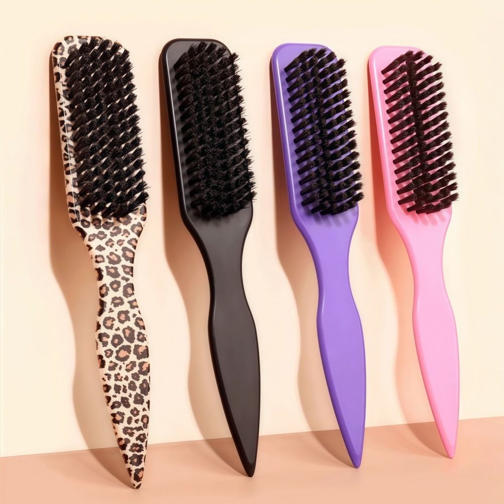 Professional Slick Back Hair Brush Unisex Backcombing Flyaways ...