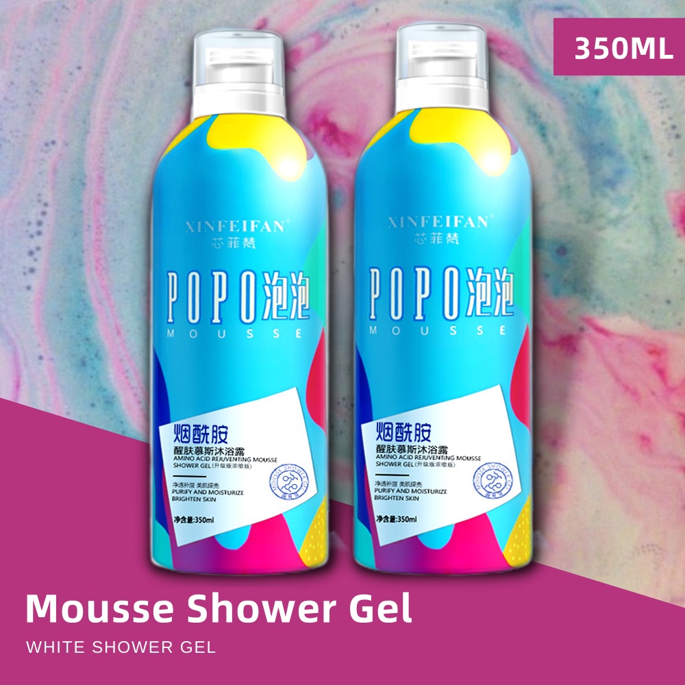 Nicotinamide Mousse Shower Gel Amino Acid Whitening Perfume Body Wash