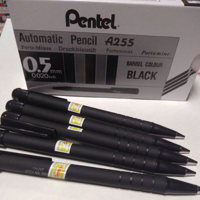 Bút chì bấm chính hãng pentel 0.5 a255 japan