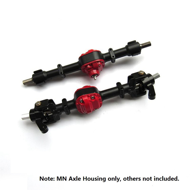 AXSPEED Metal 6x6 Bridge Axle Set – Front/Middle/Rear For 1/10 RC Crawler SCX10 90021