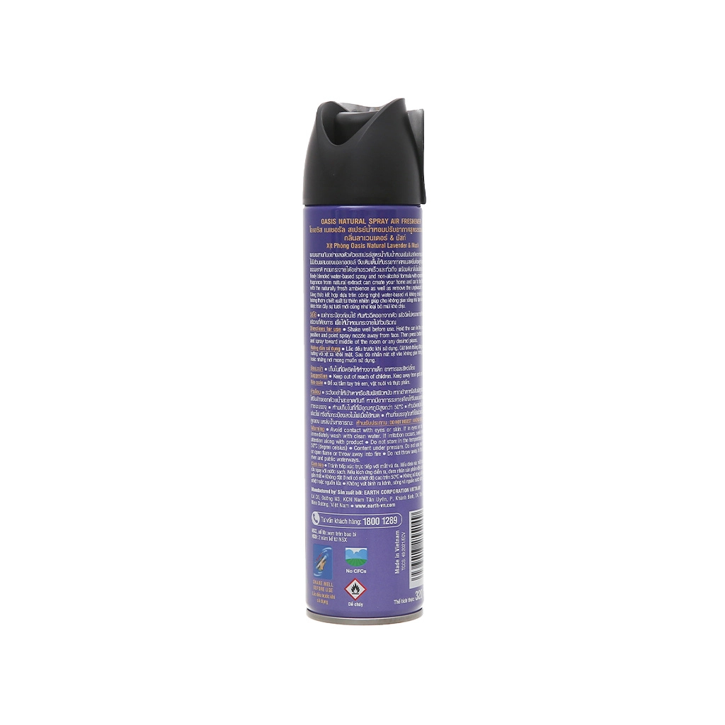 Xịt Phòng Oasis Natural 320ml