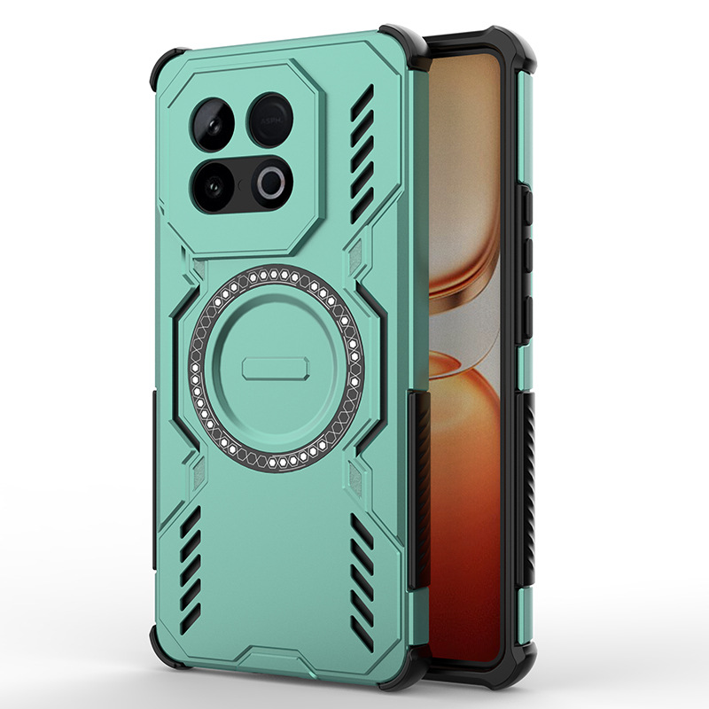 Vivo IQOO Z10 Turbo Magnetic Phone Case, Strong Magnetic Heat Dissipation Phone Case Cover for Vivo IQOO Z10 Turbo.