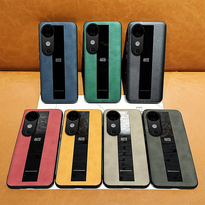 For Vivo V40 V30 V29 V27 V27E V25 Pro Case Fluff Luxury Sheepskin Silicone Soft Business All-Inclusive Leather Anti-knock for Vivo V40 V30 V29 V27E V25 Pro Phone casing.