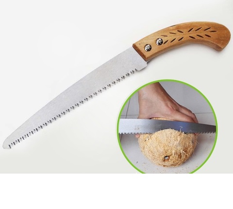 Cưa Cầm Tay Cán Gỗ Dài 25Cm