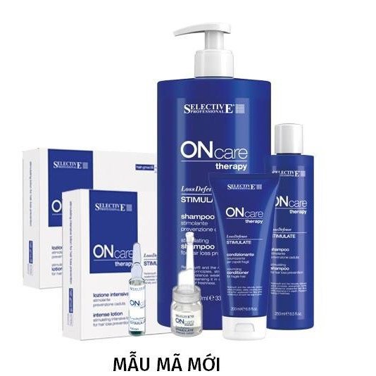 (Tặng mũ trùm) Dầu gội chống rụng tóc Selective Oncare Stimulate shampoo