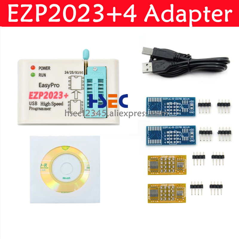 【Must-Have Gadgets】 High-Speed USB SPI Programmer Supports 24, 25, 93, 95 EEPROM & Flash BIOS ChipsEZP2023.