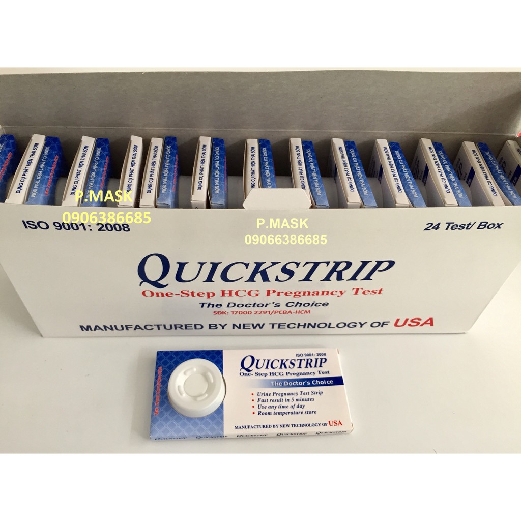 Que thử thai quickstrip combo 12 que - phát hiện thai sớm