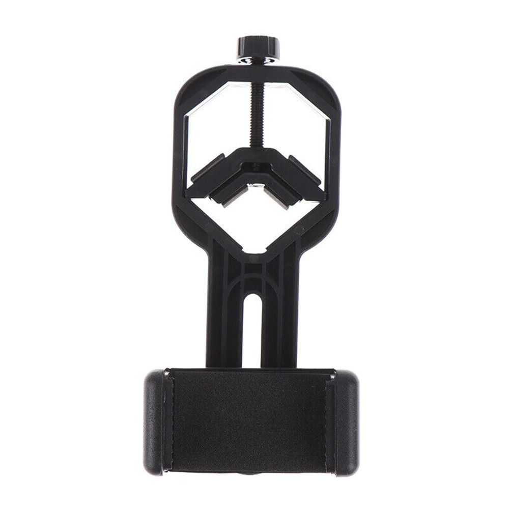 QE4P Nhựa Giá gắn camera điện thoại di động Phụ kiện kính viễn vọng Đen Bộ chuyển đổi điện thoại di động Phổ thông Giá đỡ kính hiển vi kính viễn vọng Kính viễn vọng