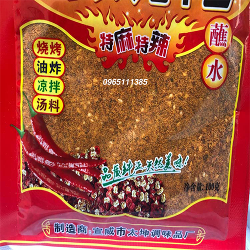 Bột Ớt trộn Cay Tê 1+2 100g - Chấm, Rắc đồ ăn