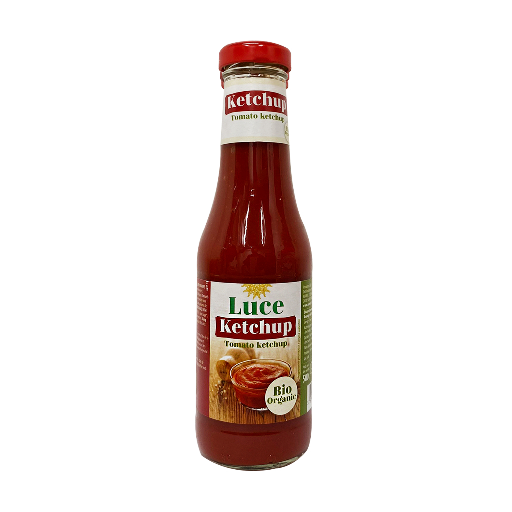Sốt tương cà ketchup hữu cơ Luce 500g -Leaf organic