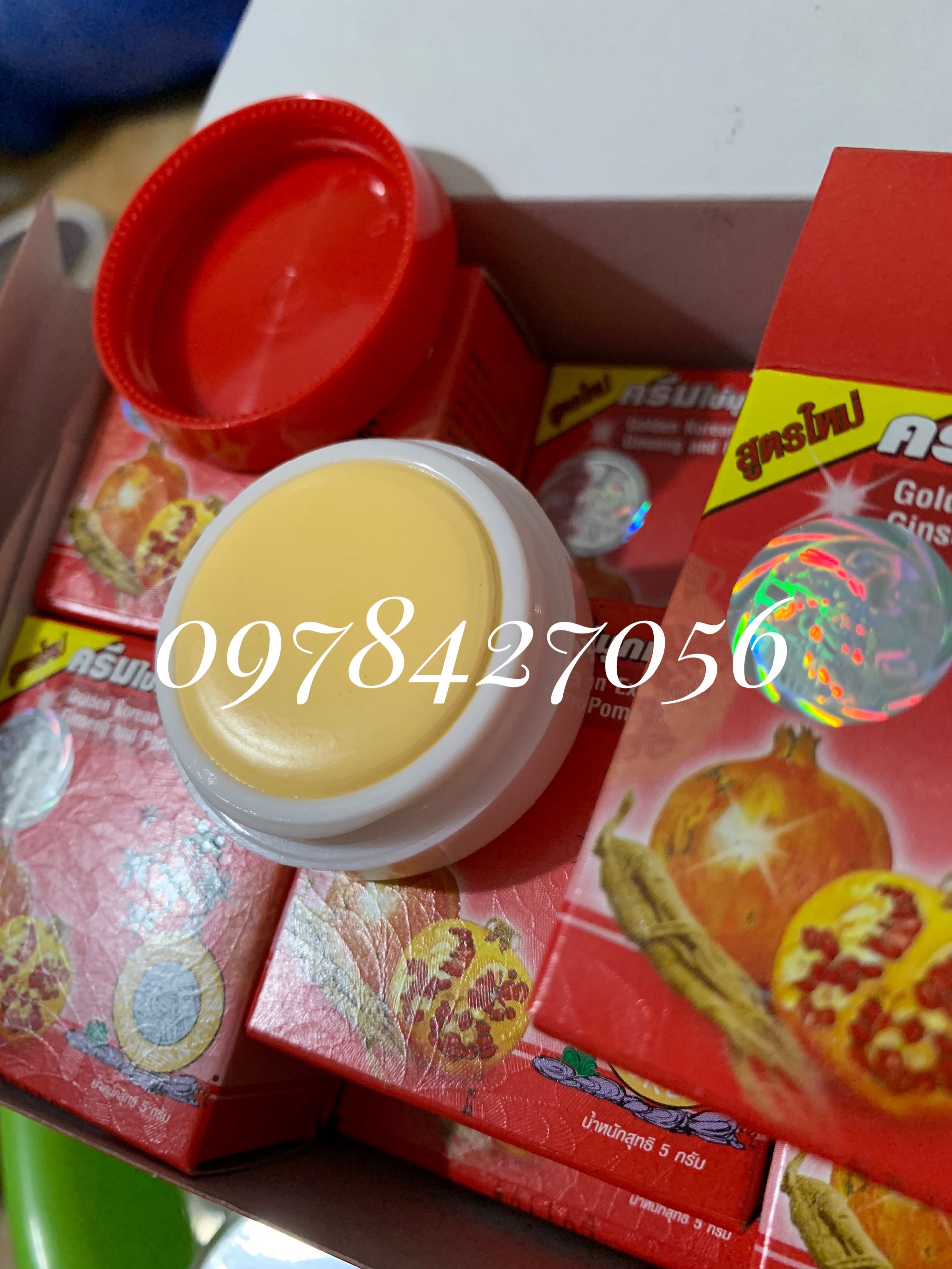 [CHÍNH HÃNG]Lẻ 1 hộp kem sâm lựu đỏ Thái Lan Loại 1