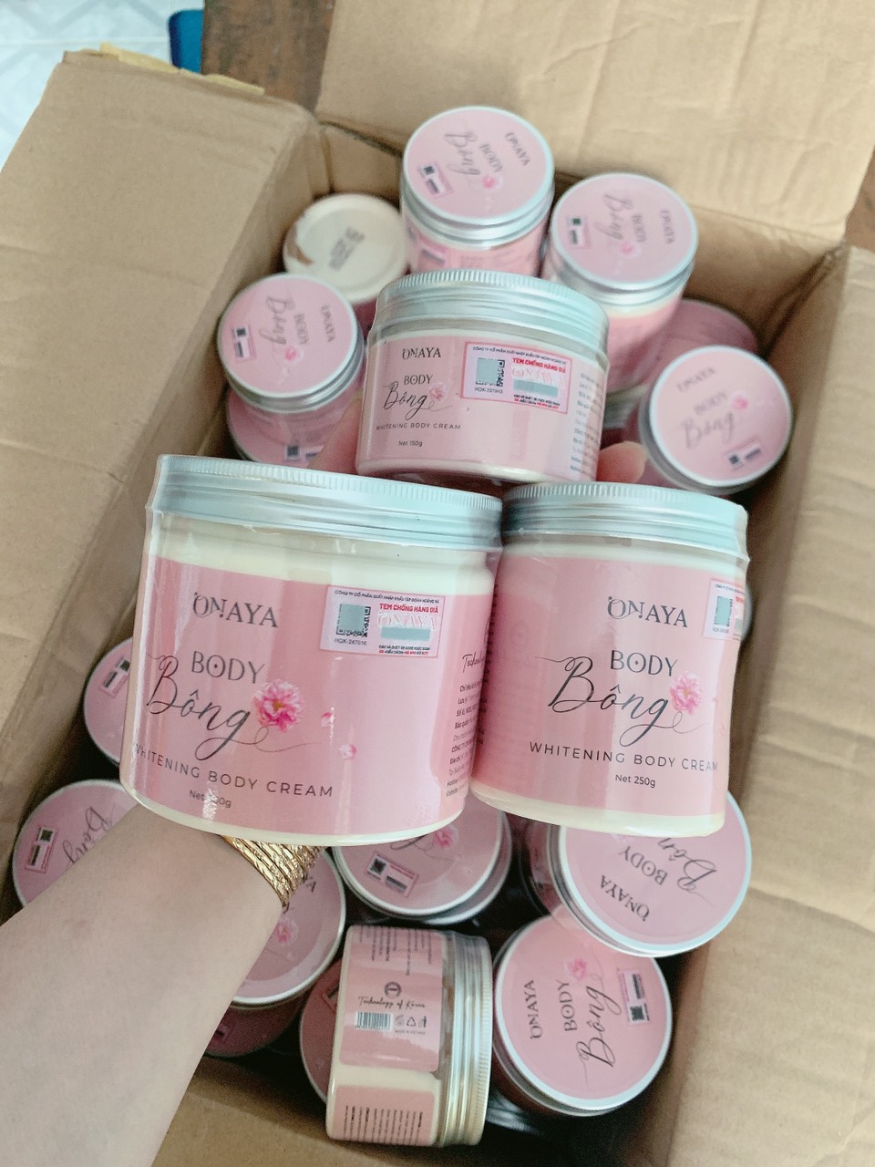 (Chính Hãng) Body Bông Size 250g _Mỹ Phẩm ONAYA