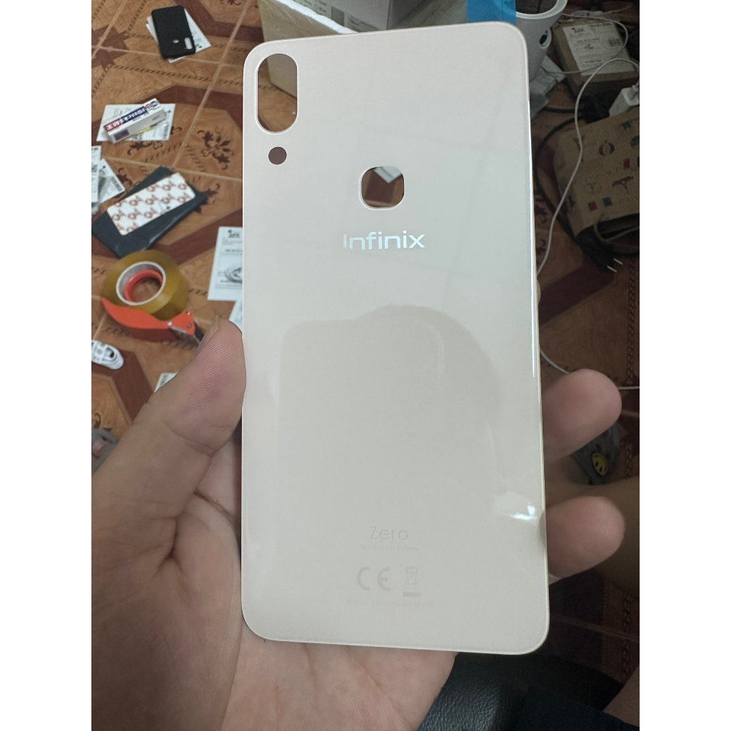 Nắp lưng Vsmart Active 1+/Infinity Zero 6 - Màu hồng (Vàng)