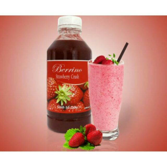 Sinh Tố Berino / Mứt Berino Chai 1 Lít ( Các Vị)