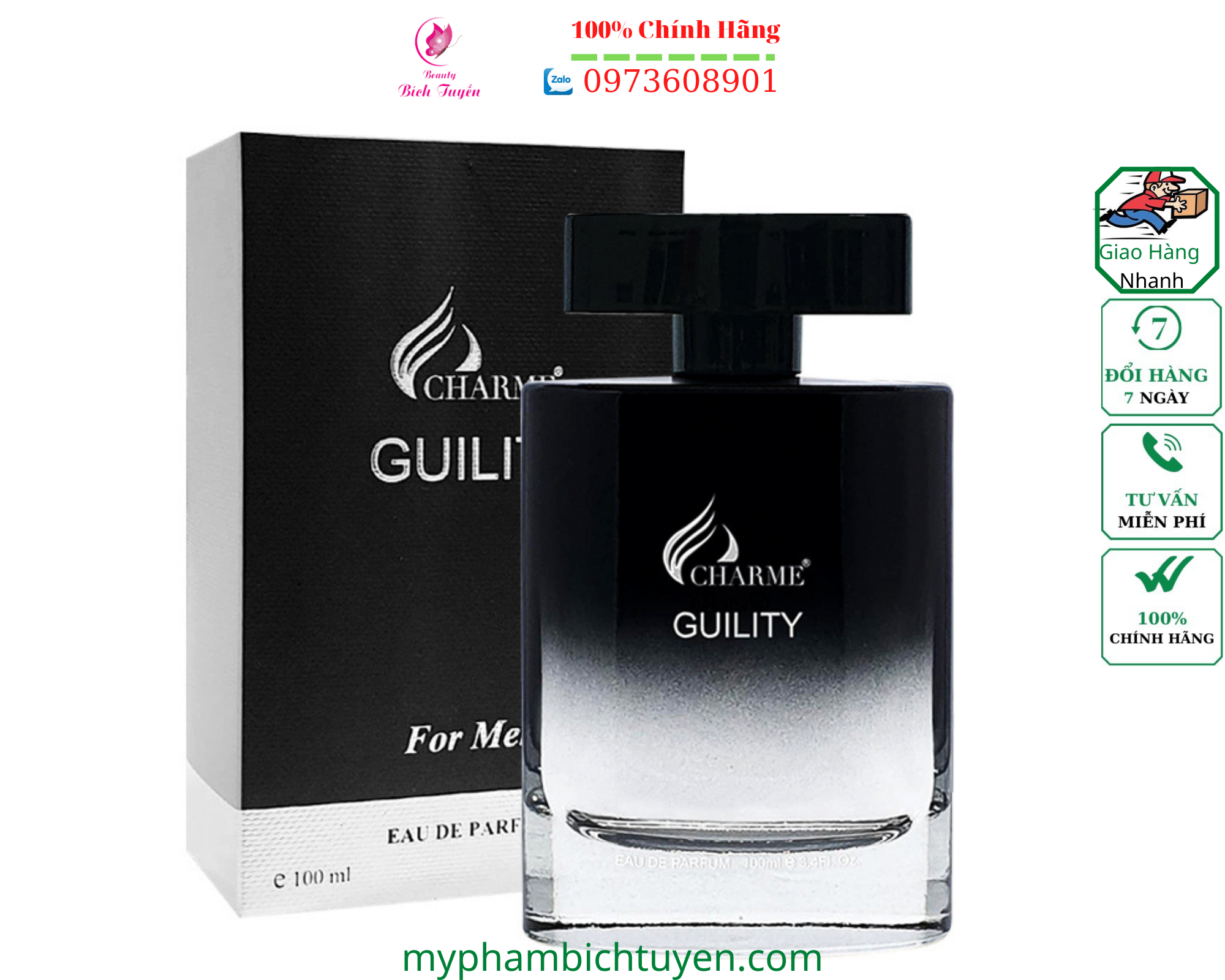 Nước hoa CHARME_Guility for men 100ml